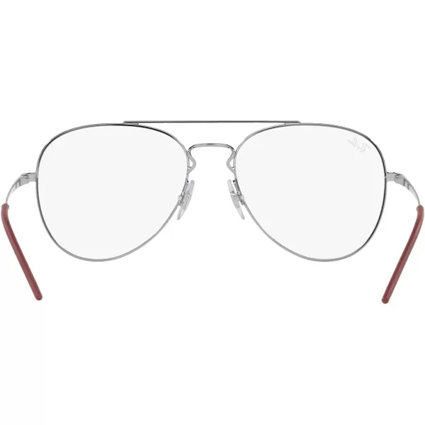 RayBan Rx6413 Aviator Prescription Eyewear FramesGunmetalDemo Lens