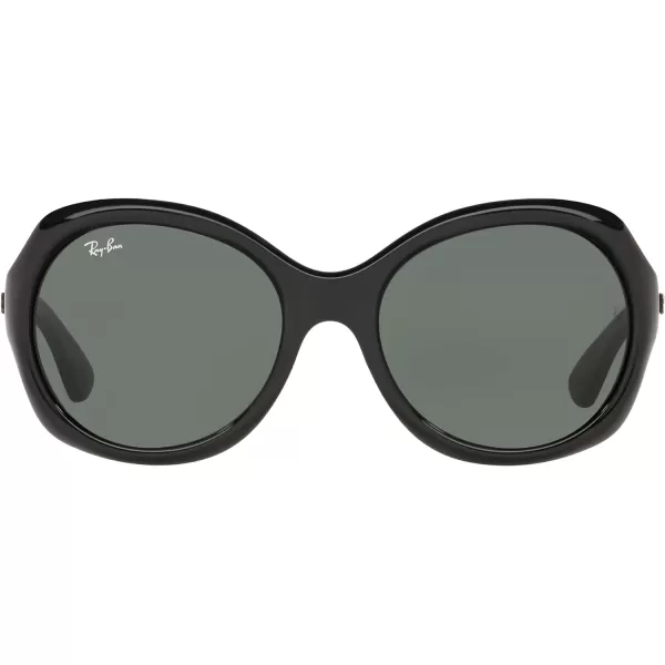 RayBan Woman Sunglasses Black Frame Green Classic G15 Lenses 57MMBlackGreen