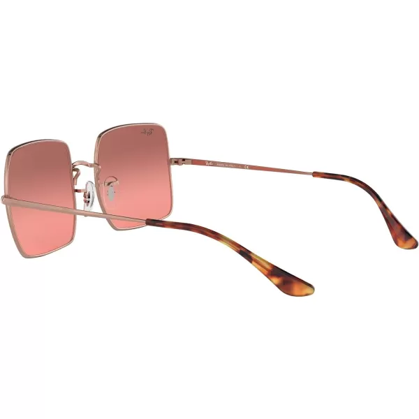 RayBan Womens Rb1971 Square Evolve Photochromic SunglassesCopperPhotochromic Red Gradient Bordeaux