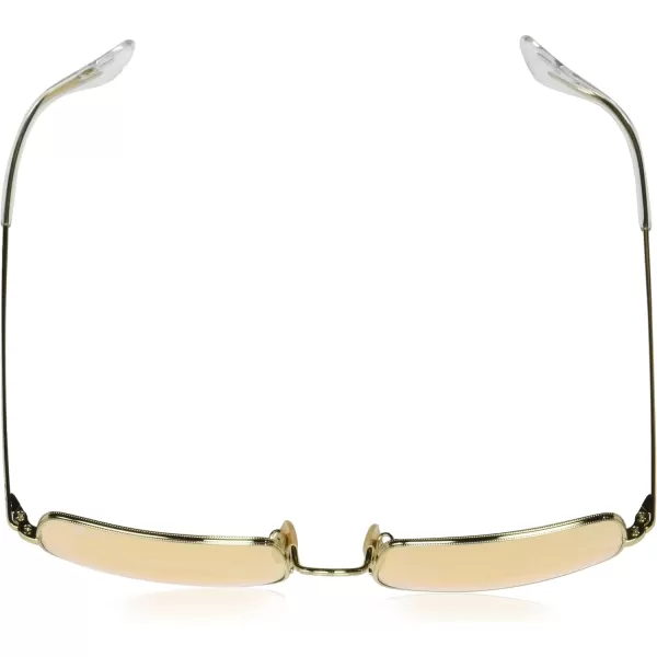 RayBan Womens Rb1971 Square Evolve Photochromic SunglassesGoldPhotochromic Pink Mirrored Grey