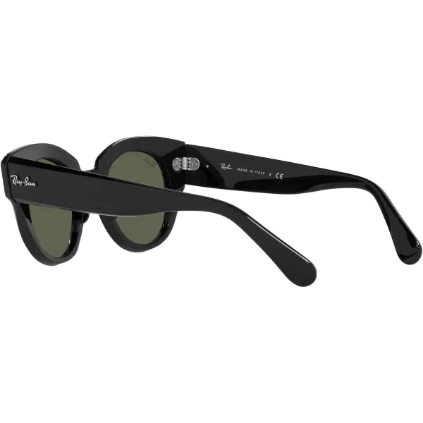RayBan Womens Rb2192 Roundabout Round SunglassesBlackGreen
