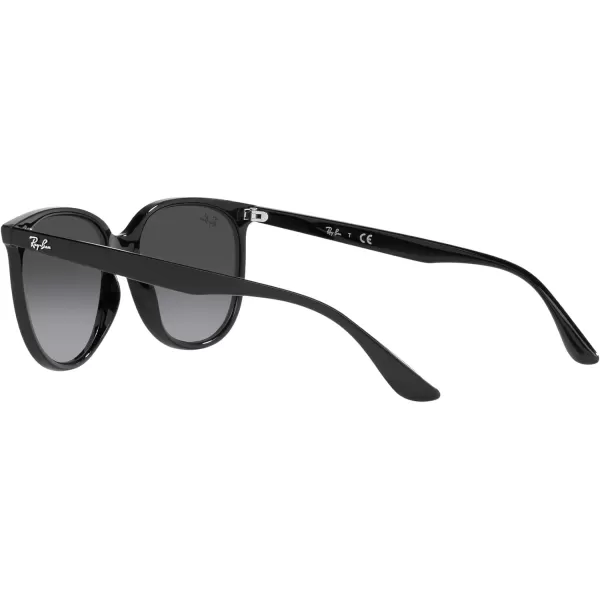 RayBan Womens Rb4378 Square SunglassesBlackGrey Gradient