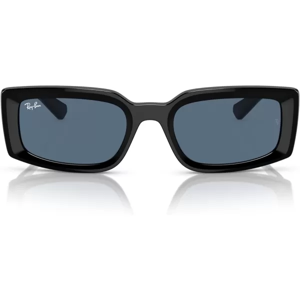 RayBan Womens Rb4395 Kiliane Square SunglassesBlackDark Blue