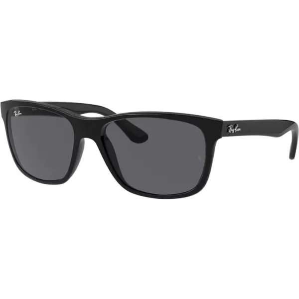 RayBan Mens RB4181 Square SunglassesBlackDark Grey