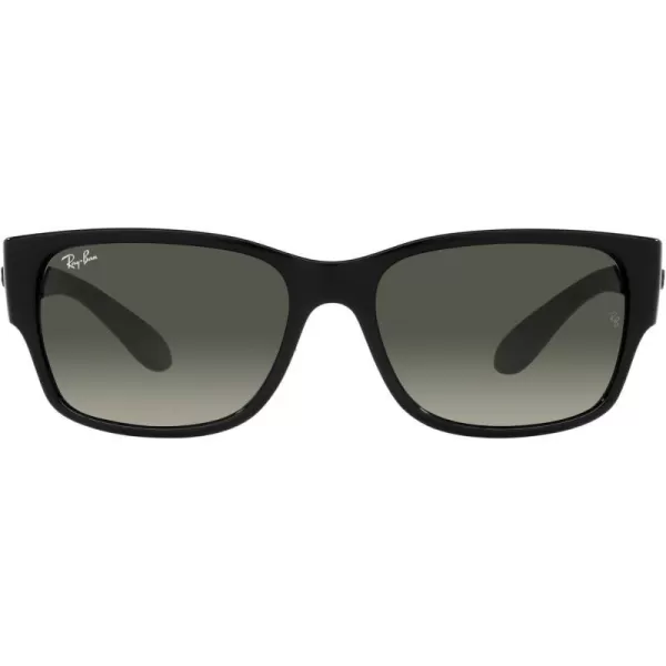 RayBan RB4388 Square SunglassesBlackGrey Gradient