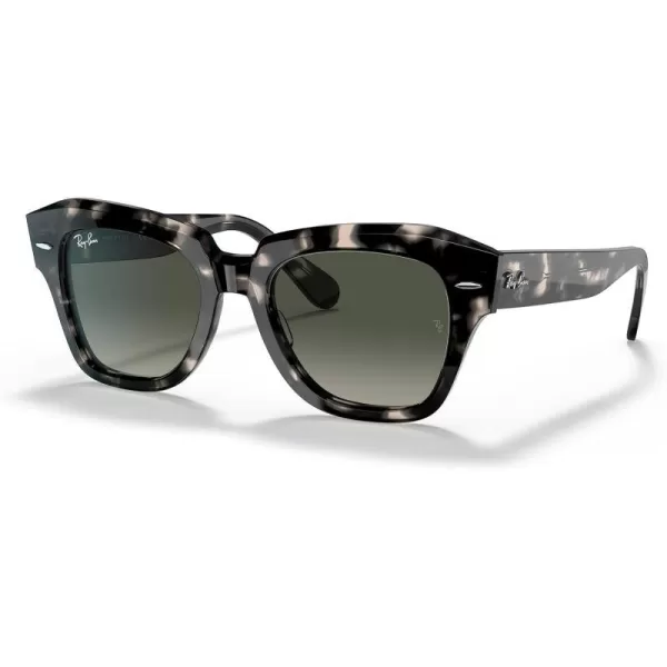 RayBan Rb2186 State Street Square SunglassesGrey HavanaGrey Gradient