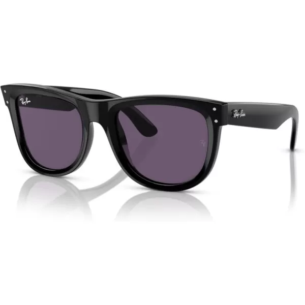 RayBan Rbr0502s Wayfarer Reverse Square SunglassesBlackViolet