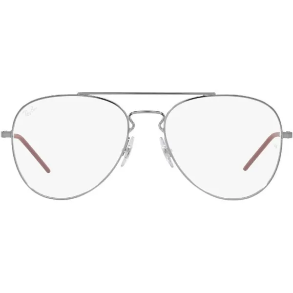 RayBan Rx6413 Aviator Prescription Eyewear FramesGunmetalDemo Lens