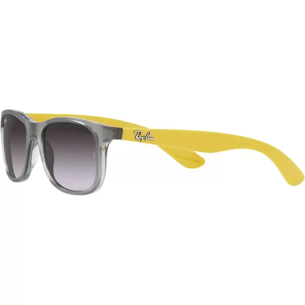 RayBan Junior Rj9062S Rectangular Sunglasses Transparent GreyGrey Gradient 48 mmRayBan Junior Rj9062S Rectangular Sunglasses Transparent GreyGrey Gradient 48 mm