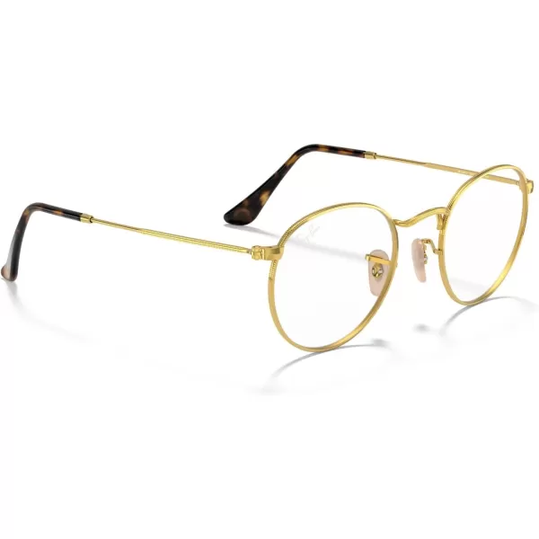 RayBan Rx3447v Round Metal Prescription Eyewear FramesAristaDemo Lens