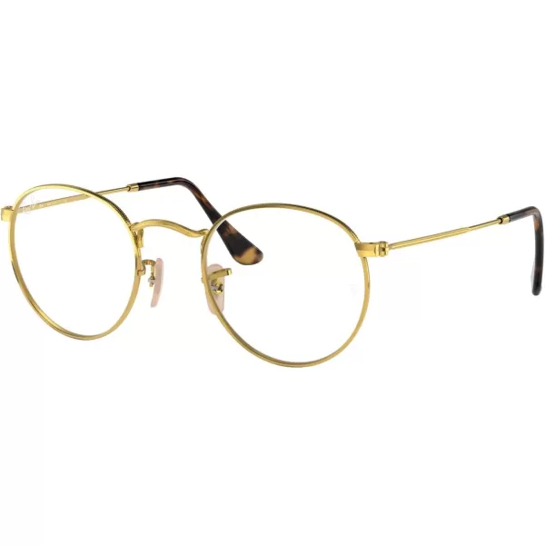 RayBan Rx3447v Round Metal Prescription Eyewear FramesAristaDemo Lens