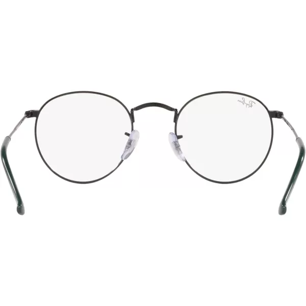 RayBan Rx3447v Round Metal Prescription Eyewear FramesBlackDemo Lens