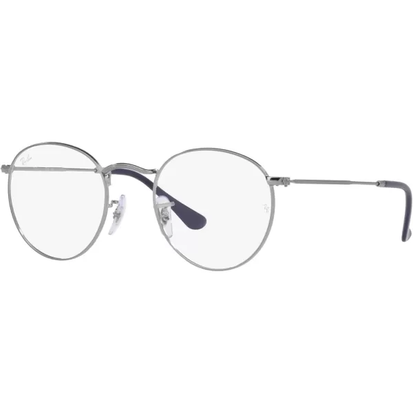 RayBan Rx3447v Round Metal Prescription Eyewear FramesGunmetalDemo Lens