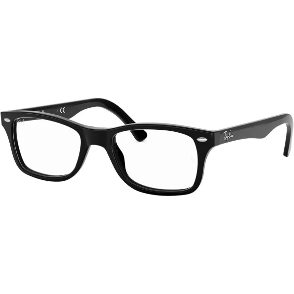 RayBan Rx5228 Square Prescription Eyeglass FramesBlack