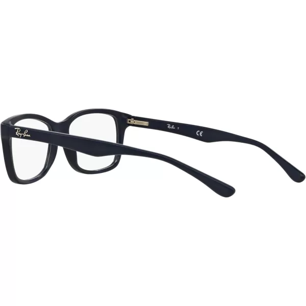 RayBan Rx5228 Square Prescription Eyeglass FramesSand BlueDemo Lens