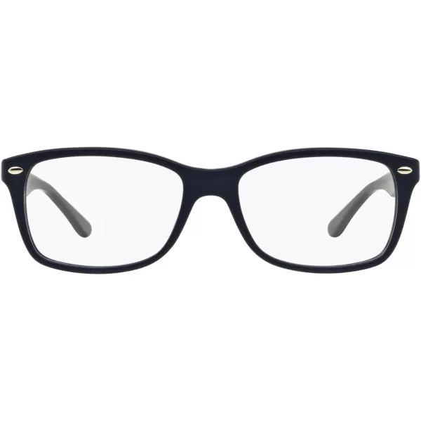 RayBan Rx5228 Square Prescription Eyeglass FramesSand BlueDemo Lens
