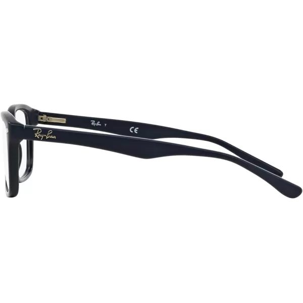 RayBan Rx5228 Square Prescription Eyeglass FramesSand BlueDemo Lens