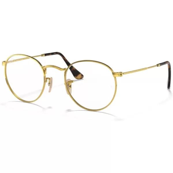 RayBan Rx3447v Round Metal Prescription Eyewear FramesAristaDemo Lens