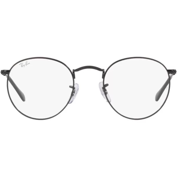 RayBan Rx3447v Round Metal Prescription Eyewear FramesBlackDemo Lens