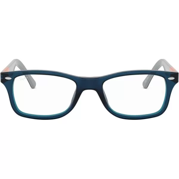 RayBan Rx5228 Square Prescription Eyeglass FramesBlueDemo Lens