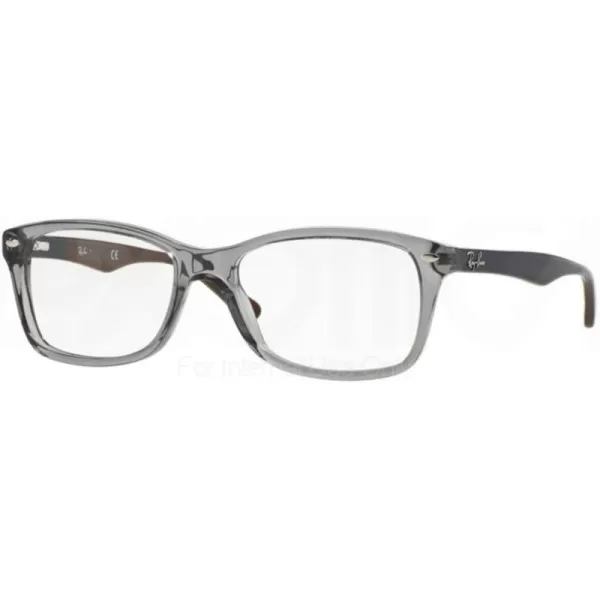 RayBan Rx5228 Square Prescription Eyeglass FramesGreyDemo Lens