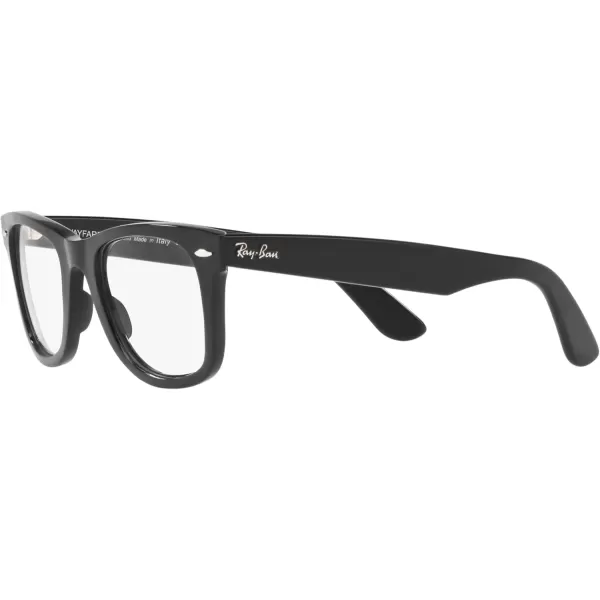 RayBan RX4340v Wayfarer Ease Square Prescription Eyeglass FramesBlackDemo Lens