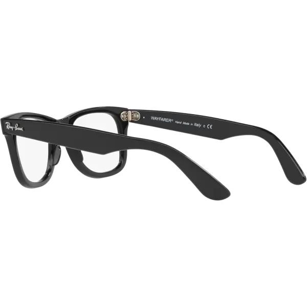 RayBan RX4340v Wayfarer Ease Square Prescription Eyeglass FramesBlackDemo Lens