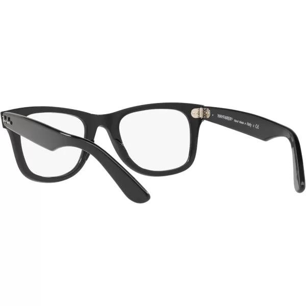 RayBan RX4340v Wayfarer Ease Square Prescription Eyeglass FramesBlackDemo Lens