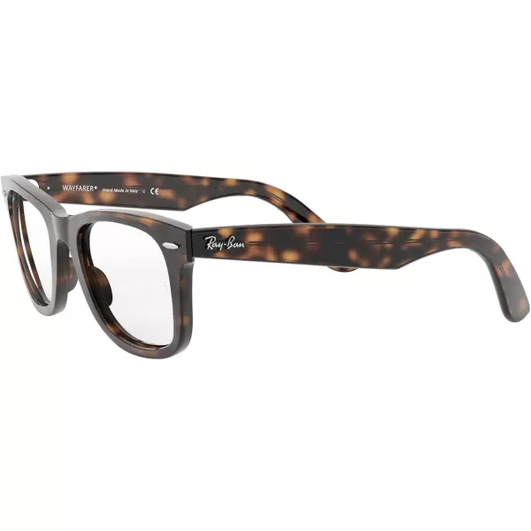 RayBan RX4340v Wayfarer Ease Square Prescription Eyeglass FramesHavanaDemo Lens