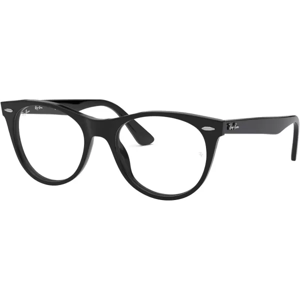 RayBan Rx2185v Wayfarer Ii Square Prescription Eyeglass FramesBlackDemo Lens