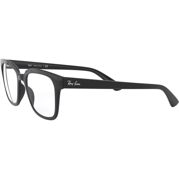 RayBan Rx4323v Square Prescription Eyeglass FramesBlackDemo Lens