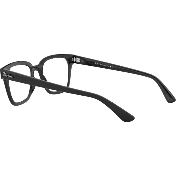 RayBan Rx4323v Square Prescription Eyeglass FramesBlackDemo Lens