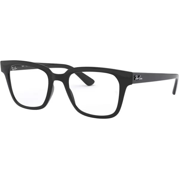 RayBan Rx4323v Square Prescription Eyeglass FramesBlackDemo Lens