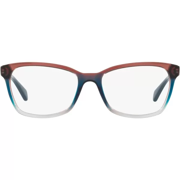 RayBan Rx5362 Square Prescription Eyeglass FramesBlueRedLight Blue GradientDemo Lens