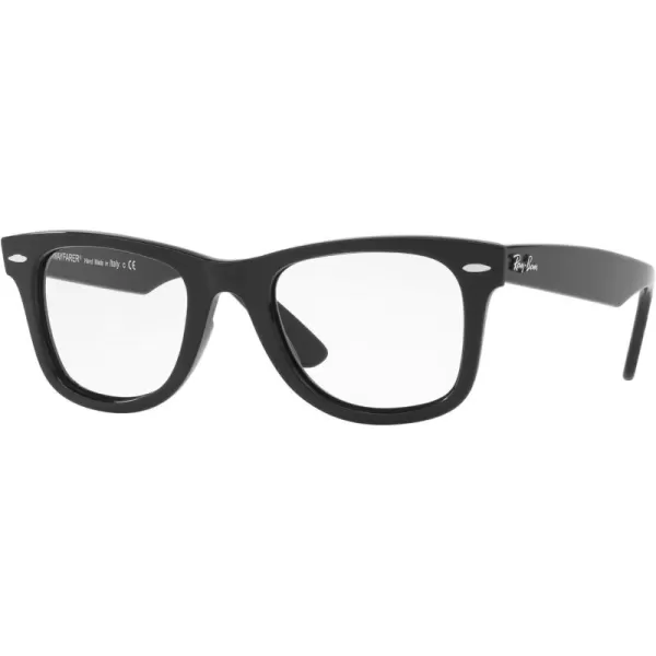 RayBan RX4340v Wayfarer Ease Square Prescription Eyeglass FramesBlackDemo Lens