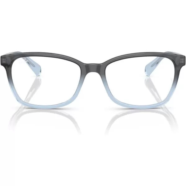 RayBan Rx5362 Square Prescription Eyeglass FramesBlue Gradient Light BlueDemo Lens