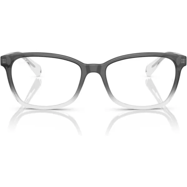 RayBan Rx5362 Square Prescription Eyeglass FramesDark Grey Gradient GreyDemo Lens