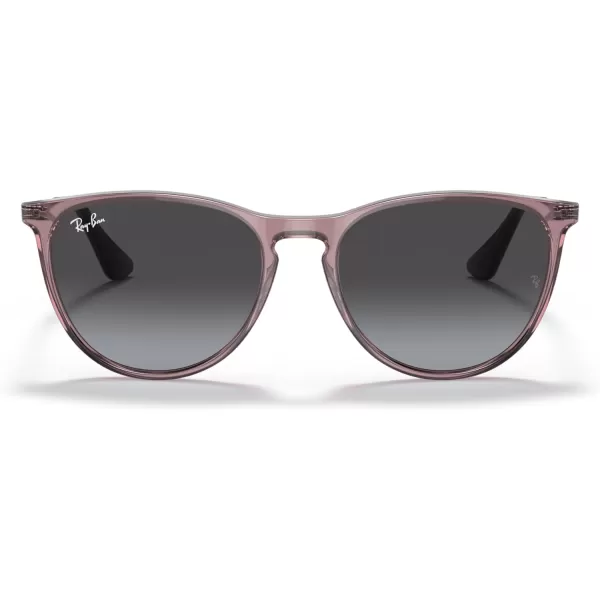 RayBan Boys Rj9060s Erika Round SunglassesTransparent VioletGrey Gradient