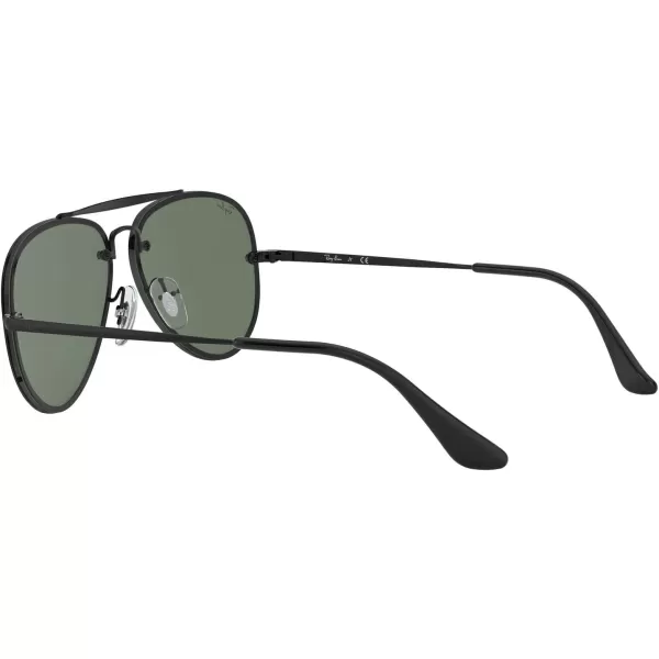 RayBan Child Sunglasses Black Frame Dark Green Lenses 54MMRayBan Child Sunglasses Black Frame Dark Green Lenses 54MM