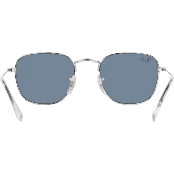 RayBan Child Sunglasses Silver Frame Dark Blue Lenses 46MMSilverDark Blue