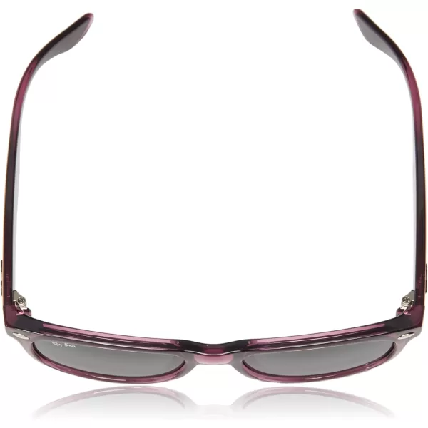 RayBan Junior RJ9052S New Wayfarer Square Sunglasses Transparent VioletDark Grey 48 mmRayBan Junior RJ9052S New Wayfarer Square Sunglasses Transparent VioletDark Grey 48 mm