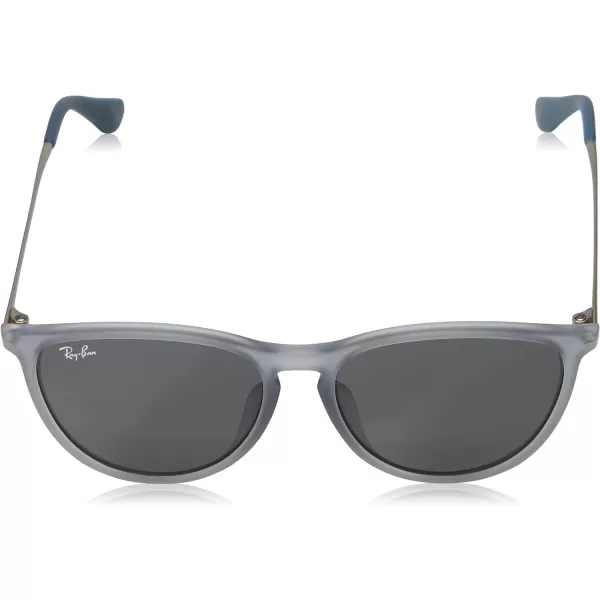 RayBan Junior RJ9060SF Erika Asian Fit Round Sunglasses Rubber Transparent GreyDark Grey 52 mmRayBan Junior RJ9060SF Erika Asian Fit Round Sunglasses Rubber Transparent GreyDark Grey 52 mm