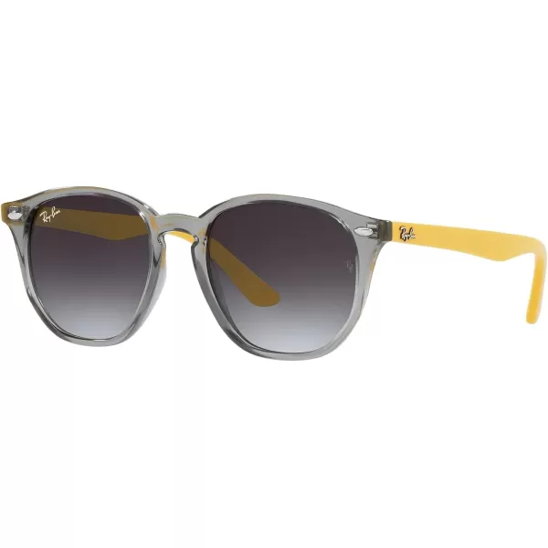 RayBan Junior RJ9070S Round Sunglasses Transparent GreyGrey Gradient 46 mmRayBan Junior RJ9070S Round Sunglasses Transparent GreyGrey Gradient 46 mm