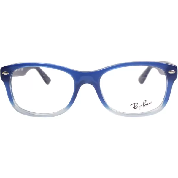 RayBan Junior RY1528 Square Prescription Eyeglass Frames Opal Blue Gradient OpalDemo Lens 48 mmRayBan Junior RY1528 Square Prescription Eyeglass Frames Opal Blue Gradient OpalDemo Lens 48 mm