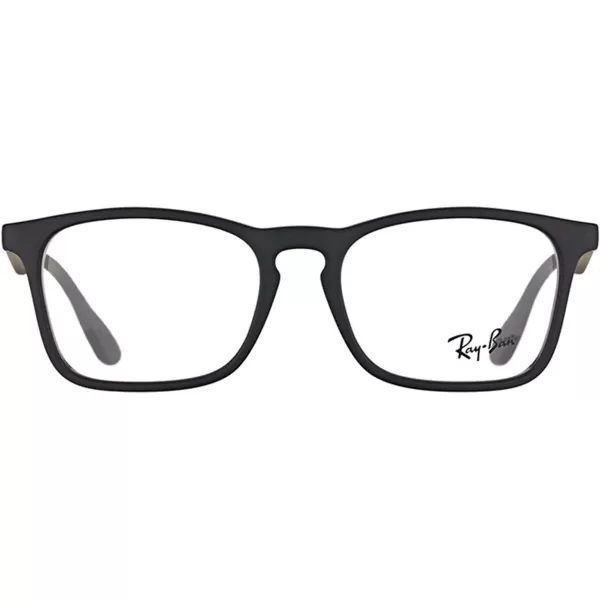 RayBan Junior RY1553 Square Prescription Eyeglass Frames Rubber BlackDemo Lens 48 mmRayBan Junior RY1553 Square Prescription Eyeglass Frames Rubber BlackDemo Lens 48 mm