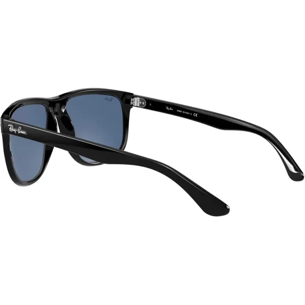 RayBan Man Sunglasses Black Frame Grey Lenses 60MMBlackDark Blue