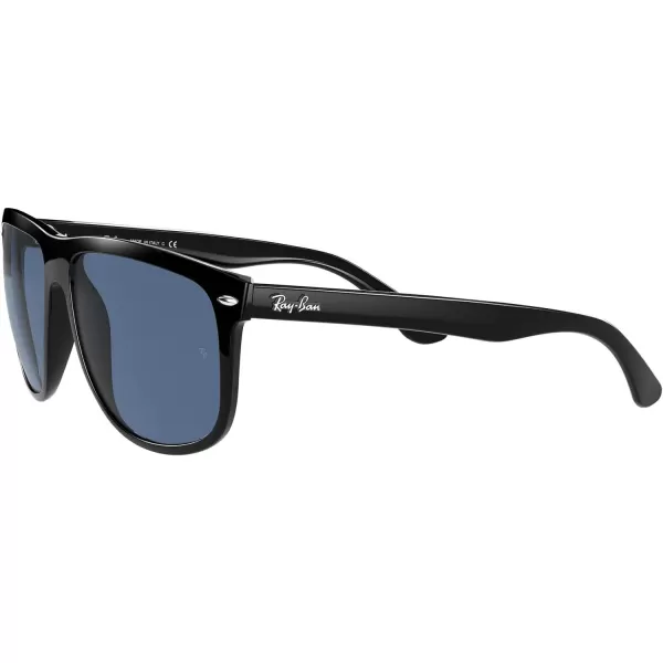 RayBan Man Sunglasses Black Frame Grey Lenses 60MMBlackDark Blue