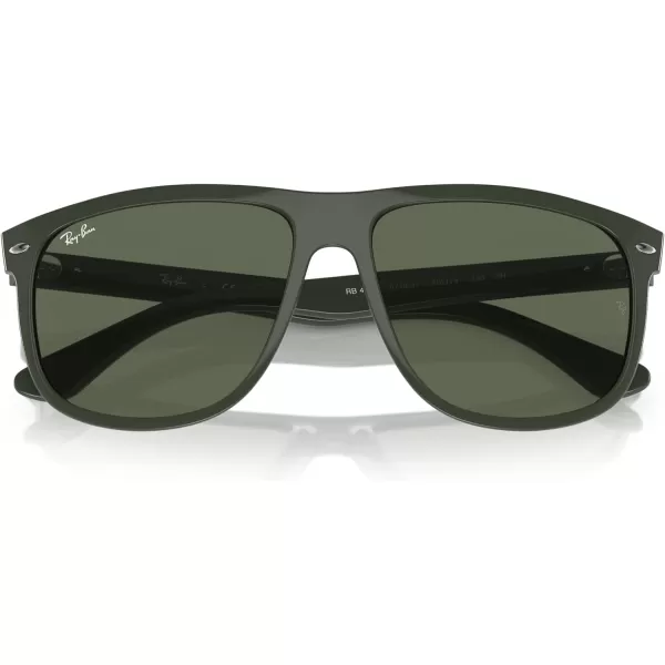 RayBan Man Sunglasses Black Frame Grey Lenses 60MMGreenDark Green