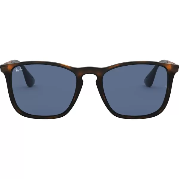 RayBan RB4187 Chris Square SunglassesHavanaDark Blue