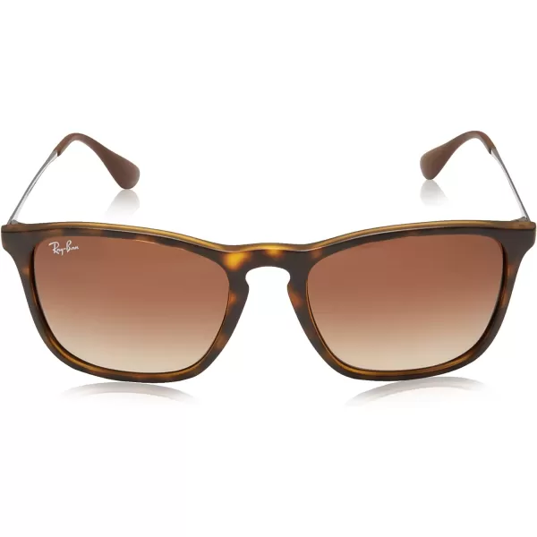 RayBan RB4187 Chris Square SunglassesRubber Havana